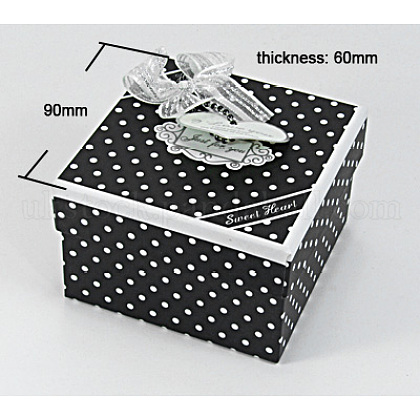 Cardboard Jewelry Boxes UK-CBOX-H046-30B-1
