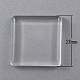 Transparent Glass Cabochons UK-GGLA-S013-20x20mm-1-3