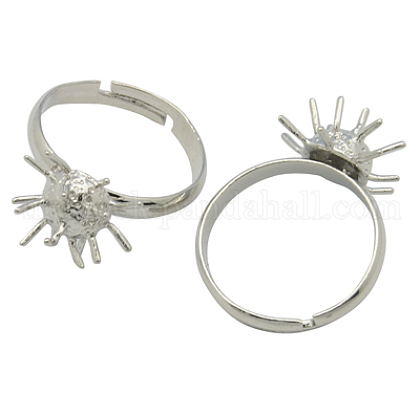 Brass Ring Mountings and Settings UK-J2CKS041-1