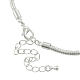 Brass European Style Necklace Making UK-PPJ-PPJ036-S-2