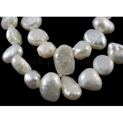 Grade B Natural Cultured Freshwater Pearl Beads Strands UK-SPDB005Y-1-1