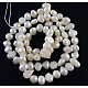 Grade B Natural Cultured Freshwater Pearl Beads Strands UK-SPDB005Y-1-2