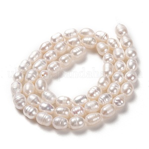 Natural Cultured Freshwater Pearl Beads Strands UK-PEAR-L033-65