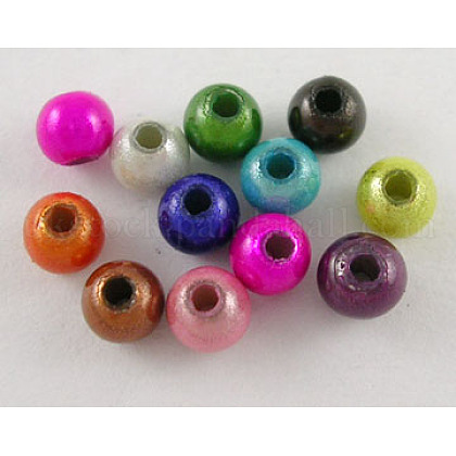 Spray Painted Acrylic Beads UK-X-PB9280-1