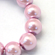 Baking Painted Pearlized Glass Pearl Round Bead Strands UK-HY-Q003-6mm-47-3