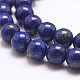 Natural Lapis Lazuli Bead Strands UK-G-G953-03-8mm-6