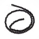 Natural Black Stone Beads Strands UK-G-P072-07-10mm-K-3
