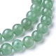 Natural Green Aventurine Beads Strands UK-GSR024-3