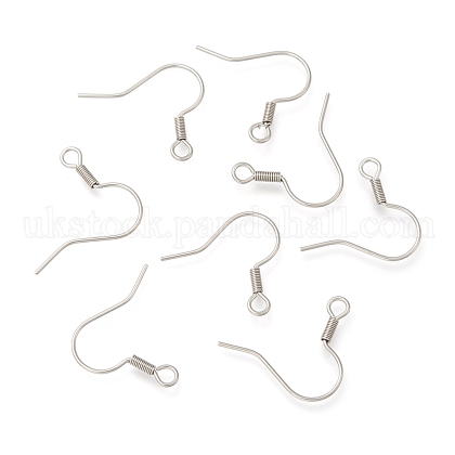 316 Surgical Stainless Steel Earring Hooks UK-STAS-E009-2-1