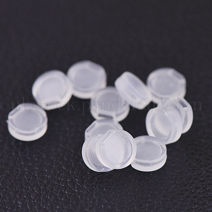 Comfort Plastic Pads for Clip on Earrings UK-KY-P007-A01-1