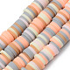Handmade Polymer Clay Beads Strands UK-CLAY-R089-6mm-108-1