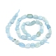 Natural Aquamarine Beads Strands UK-G-D0004-A02-04-3