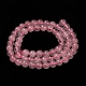Natural  Rose Quartz Beads Strands UK-G-L104-6mm-01-2