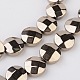 Electroplate Non-magnetic Synthetic Hematite Beads Strands UK-G-L436-18-K-1