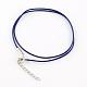Waxed Cotton Cord Necklace Making UK-MAK-S032-1.5mm-123-1