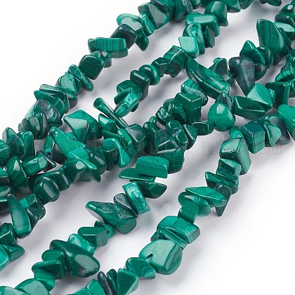 Natural Malachite Beads Strands UK-X-G-F079-02-1