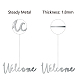 Iron Hanging Decors UK-AJEW-WH0306-007-3