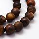 Frosted Natural Tiger Eye Beads Strands UK-G-F364-18-10mm-3