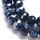 Faceted Rondelle Glass Beads Strands UK-GR8MMY-27L-3
