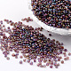 Round Trans. Colors Rainbow Glass Seed Beads&nbsp;UK-X-SEED-A007-2mm-176-1