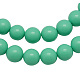 Synthetic Turquoise Beads Strands UK-G-Q037-6-K-3