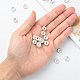 Iron Rhinestone Spacer Beads UK-RB-A010-10MM-S-5