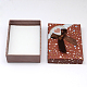 Rectangle with Heart Cardboard Jewelry Boxes UK-CBOX-Q034-18-5
