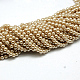Eco-Friendly  Dyed Glass Pearl Round Bead Strands UK-X-HY-A002-8mm-RB019-1