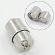 Smooth 304 Stainless Steel Magnetic Clasps UK-STAS-K007-21-K-2