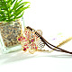 Flower Real 18K Gold Plated Alloy Rhinestone Pendant Sweater Necklaces UK-NJEW-DD0009-085A-K-4