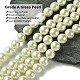 Eco-Friendly Dyed Glass Pearl Round Beads Strands UK-X-HY-A002-12mm-RB011-2