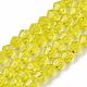 Faceted Bicone Glass Beads Strands UK-EGLA-P017-4mm-05-1
