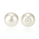 Pearlized Eco-Friendly Dyed Glass Pearl Round Bead UK-HY-PH0002-04-B-2