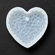 Imitation Embedded Rhinestone Heart Pendant Silicone Molds UK-DIY-I090-01-2