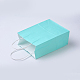 Pure Color Kraft Paper Bags UK-AJEW-G020-A-14-2