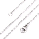 304 Stainless Steel Cable Chain Necklaces UK-STAS-O053-07P-1