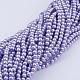Glass Pearl Beads Strands UK-HY-6D-B25-3