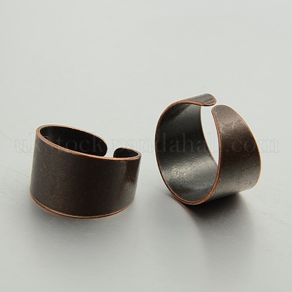 DIY Jewelry Adjustable Finger Rings Components Brass Ring Findings UK-KK-J181-44R-NF-1