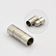 Column 304 Stainless Steel Magnetic Clasps UK-STAS-N014-05-4mm-2