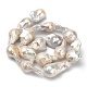 Natural Baroque Pearl Keshi Pearl Beads Strands UK-PEAR-Q015-017-2