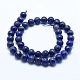 Natural Lapis Lazuli Beads Strands UK-G-E483-17-8mm-2