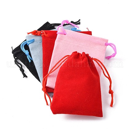 Velvet Cloth Drawstring Bags UK-TP-C001-50x70mm-M-1
