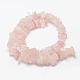 Natural Rose Quartz Beads Strands UK-G-F521-06-2