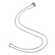 304 Stainless Steel Cable Chain Necklaces UK-STAS-O053-07P-3