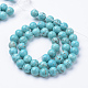 Natural Green Turquoise Beads Strands UK-G-T055-4mm-12-2