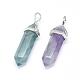 Natural Fluorite Double Terminated Pointed Pendants UK-G-F484-01P-2