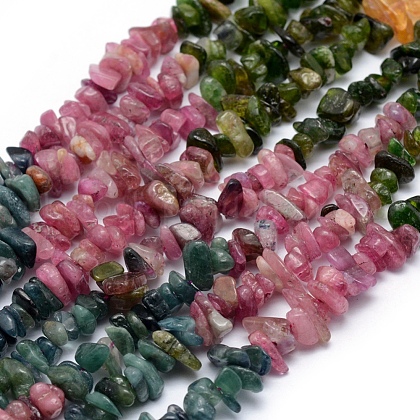 Natural Tourmaline Beads Strands UK-G-P332-73A-1