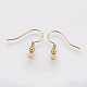 Brass Earring Hooks UK-X-KK-R037-08G-2