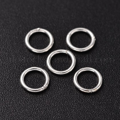 925 Sterling Silver Round Rings UK-STER-M080-02-1