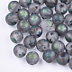 Autumn Theme Electroplate Transparent Glass Beads UK-EGLA-S178-01B-1